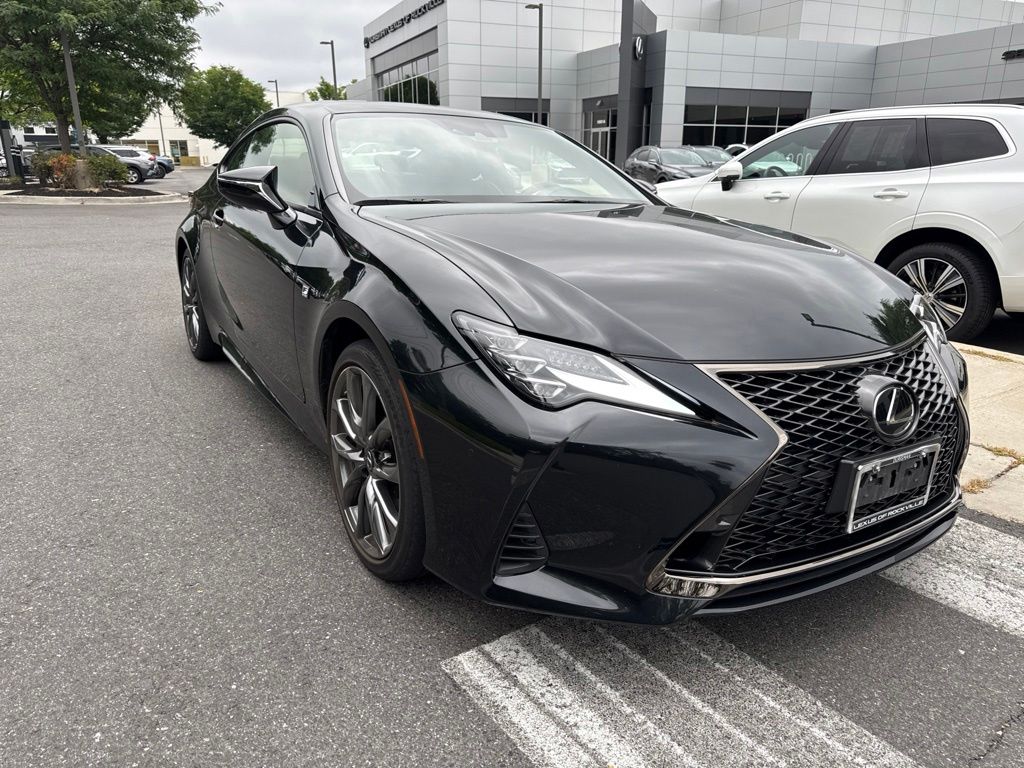 Black (Caviar) 2022 Lexus RC Coupe Rear-Wheel Drive 8-Speed Automatic