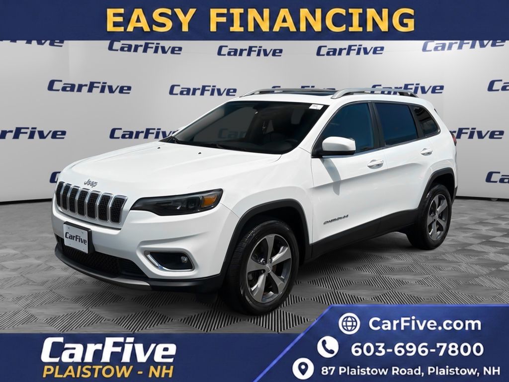 Bright White Clearcoat 2019 Jeep Cherokee SUV / Crossover Four-Wheel Drive 9-Speed Automatic
