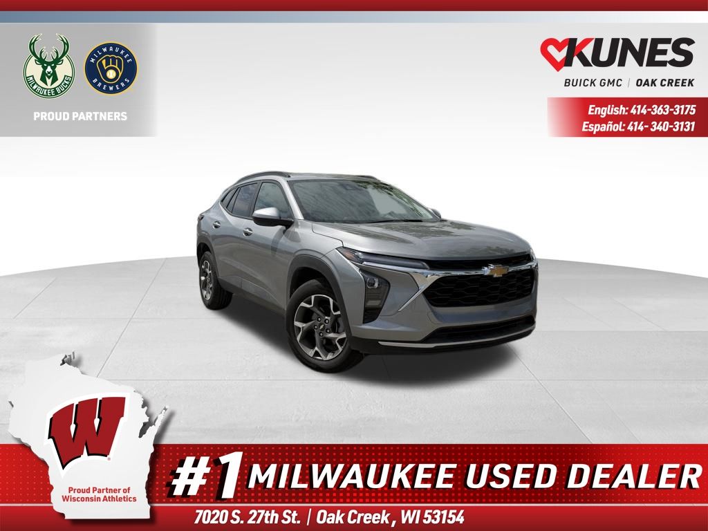 Sterling Gray Metallic 2025 Chevrolet Trax LT FWD SUV / Crossover Front-Wheel Drive 6-Speed Automatic