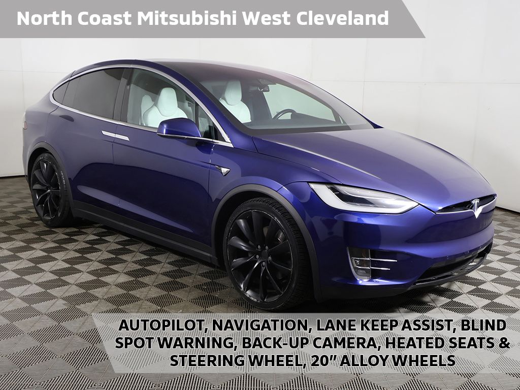 Deep Blue Metallic 2018 Tesla Model X 100D AWD SUV / Crossover All-Wheel Drive 1-Speed Automatic