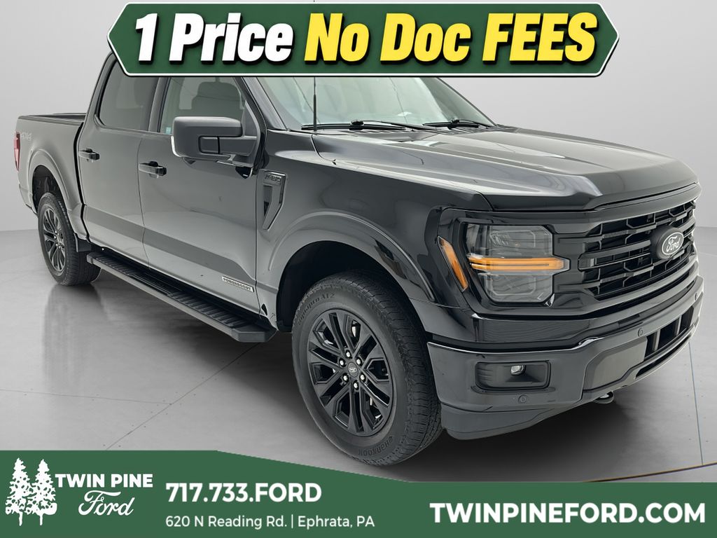 Agate Black Metallic 2024 Ford F-150 Pickup Truck Four-Wheel Drive Automatic