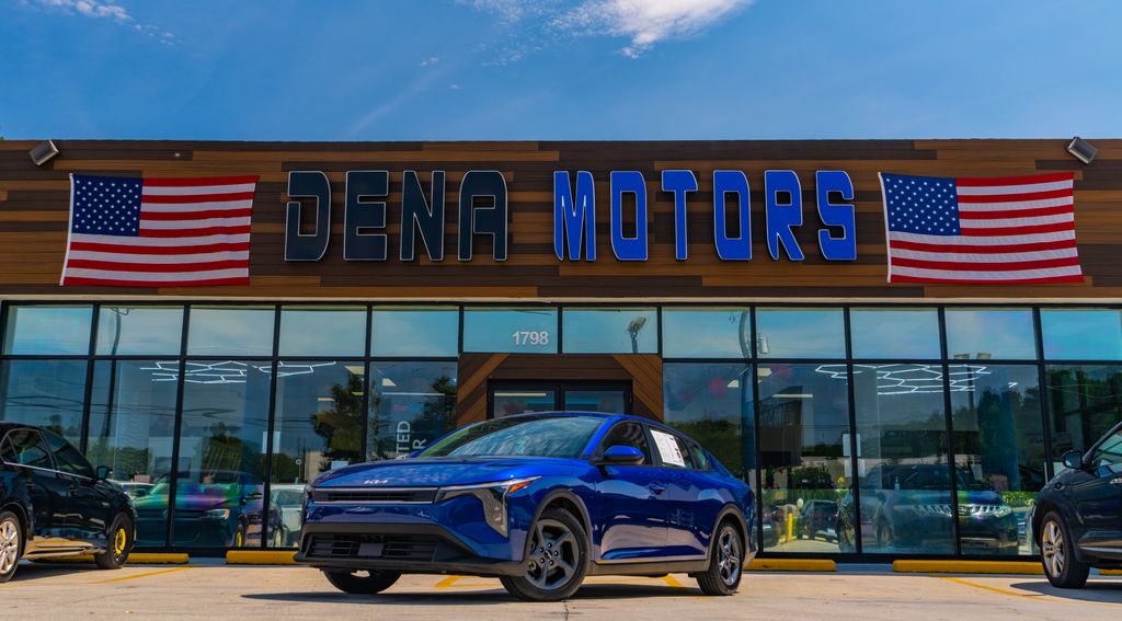 Deep Sea Blue 2025 Kia K4 Sedan Front-Wheel Drive Continuously Variable Transmission