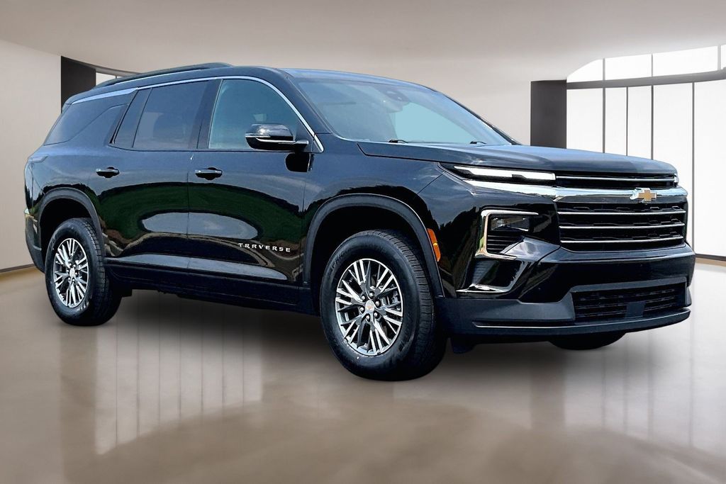 Mosaic Black Metallic 2025 Chevrolet Traverse SUV / Crossover Four-Wheel Drive 8-Speed Automatic