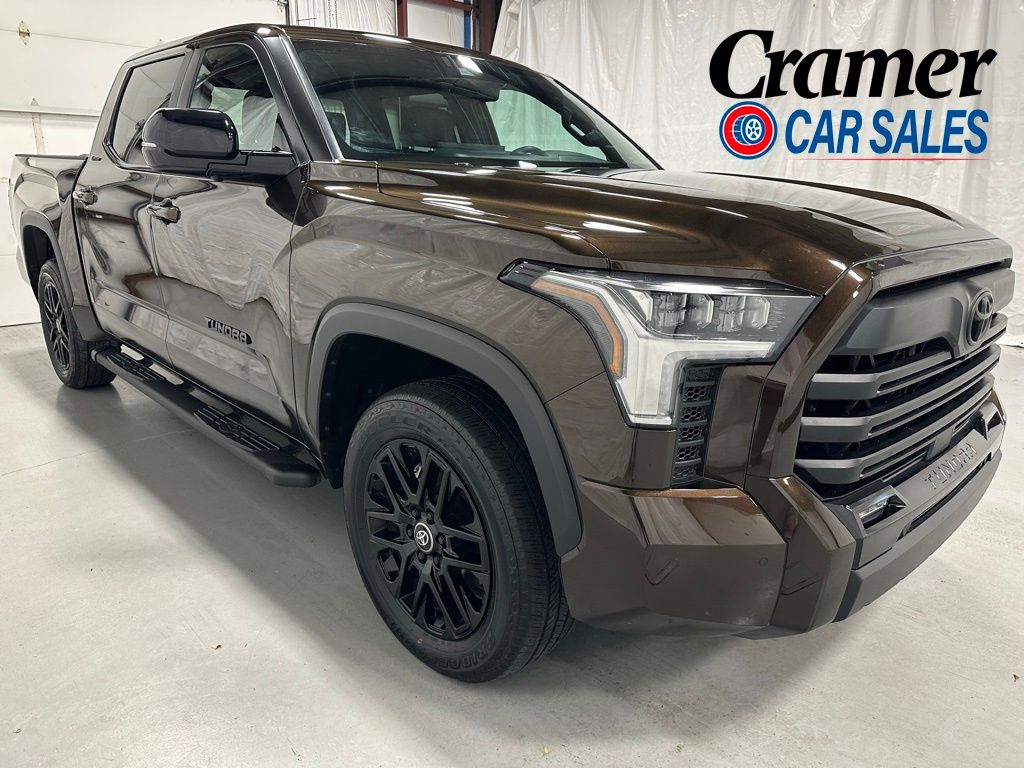 Smoked Mesquite 2025 Toyota Tundra Limited CrewMax Cab 4WD Pickup Truck Four-Wheel Drive Automatic