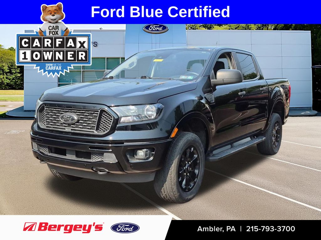 Shadow Black 2021 Ford Ranger Pickup Truck Four-Wheel Drive Automatic