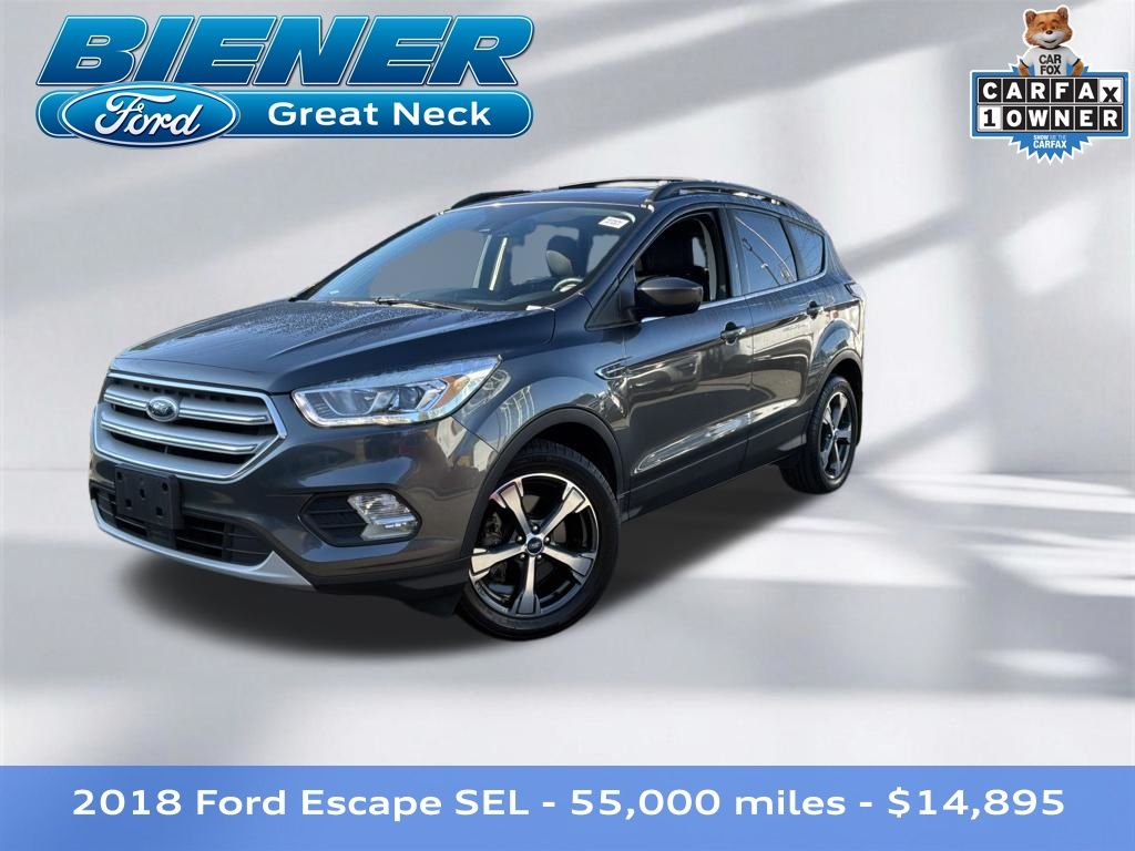 Gray (Magnetic Metallic) 2018 Ford Escape SUV / Crossover All-Wheel Drive 6-Speed Automatic