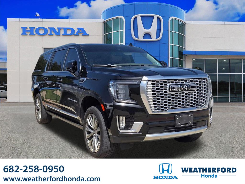 Onyx Black 2021 GMC Yukon XL SUV / Crossover Four-Wheel Drive 