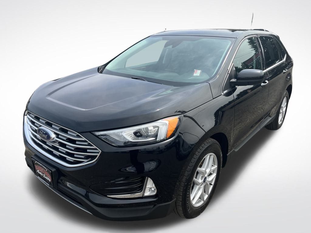 2021 Black Metallic Ford Edge SEL AWD SUV