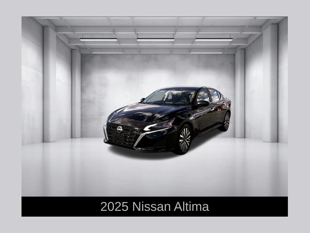 Super Black 2025 Nissan Altima Sedan Front-Wheel Drive Continuously Variable Transmission