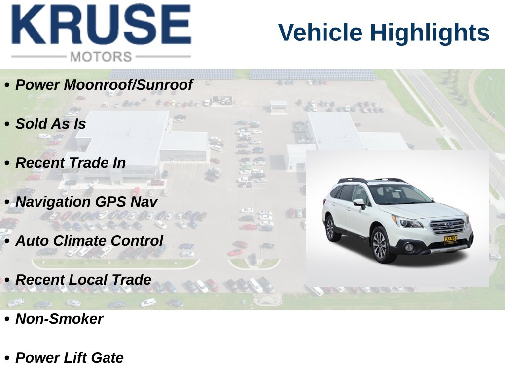 2017 Subaru Outback 2.5i Limited
