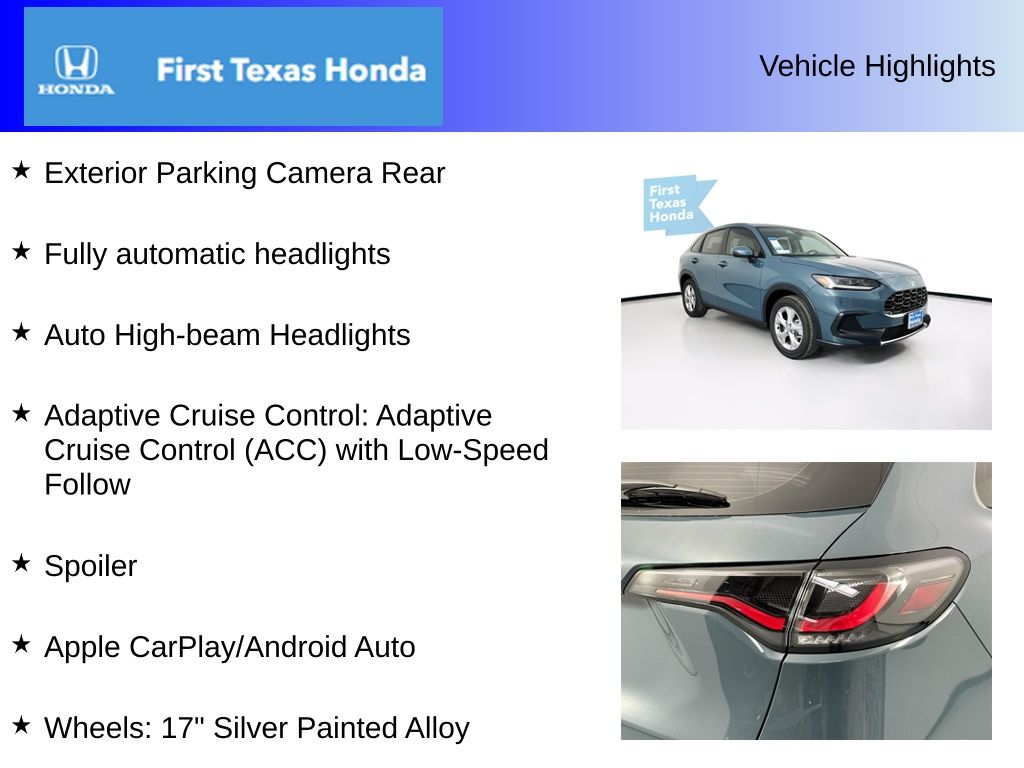Used Car 2025 Honda Hr-v  Lx For Sale Under $30,000 In Austin, Texas