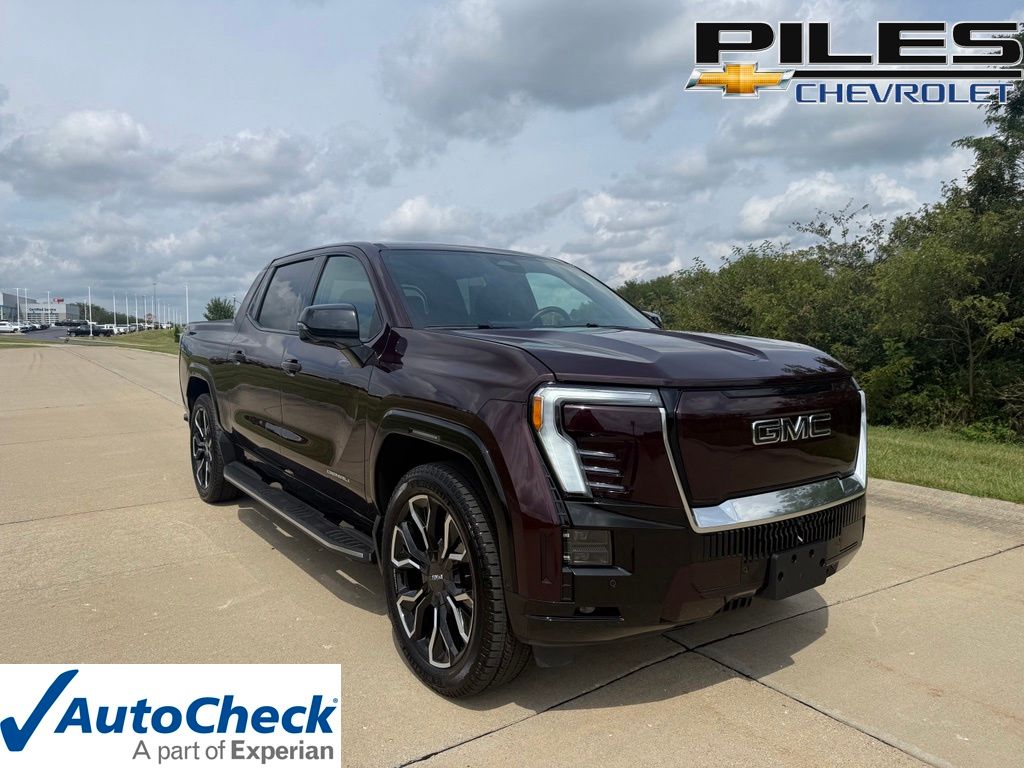 Dark Ember Tintcoat 2025 GMC Sierra EV Pickup Truck All-Wheel Drive 1-Speed Automatic