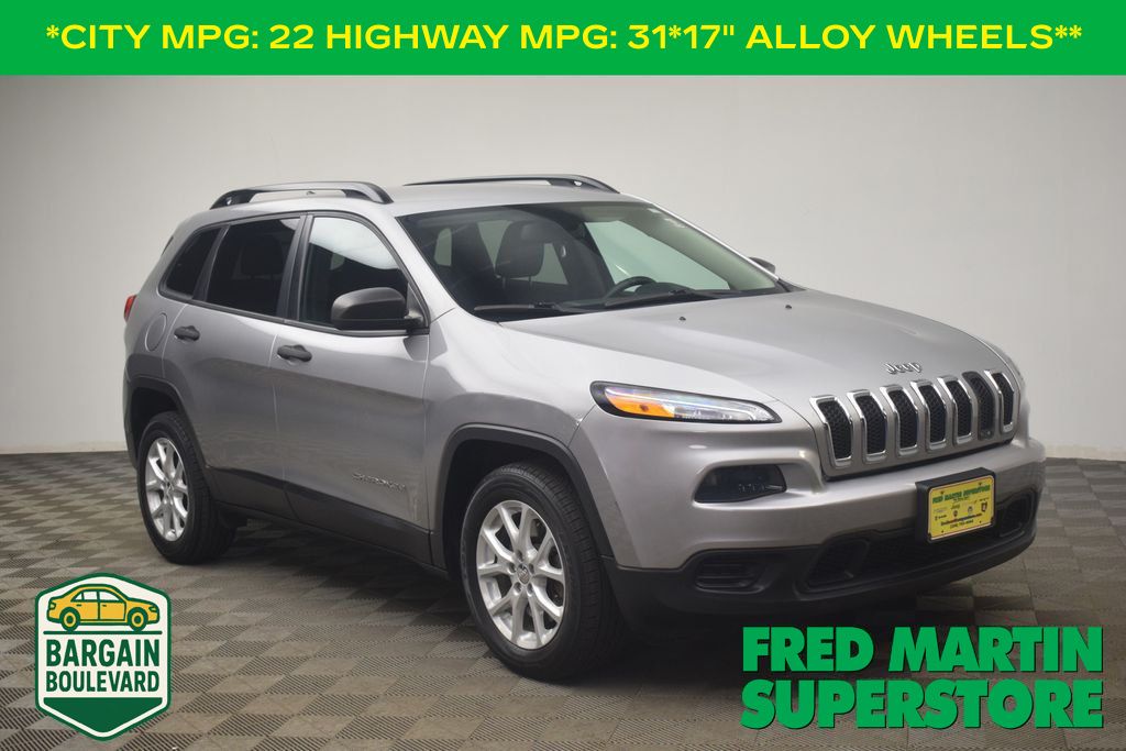 used 2016 Jeep Cherokee car, priced at $8,000