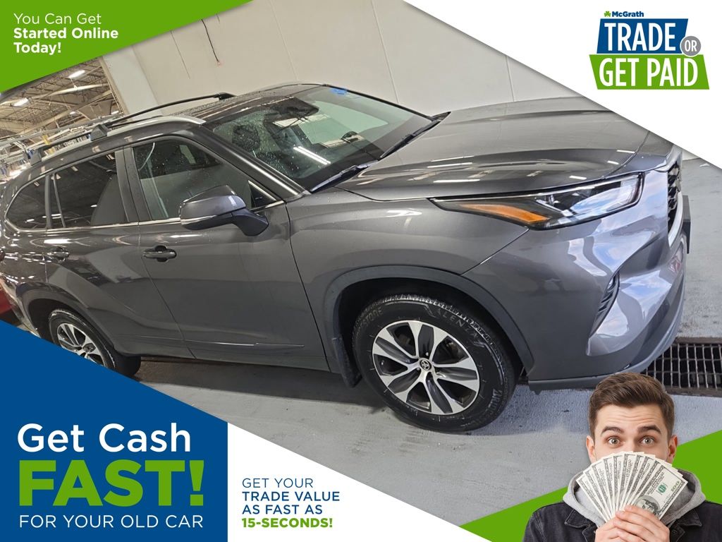 Magnetic Gray Metallic 2023 Toyota Highlander SUV / Crossover All-Wheel Drive 8-Speed Automatic