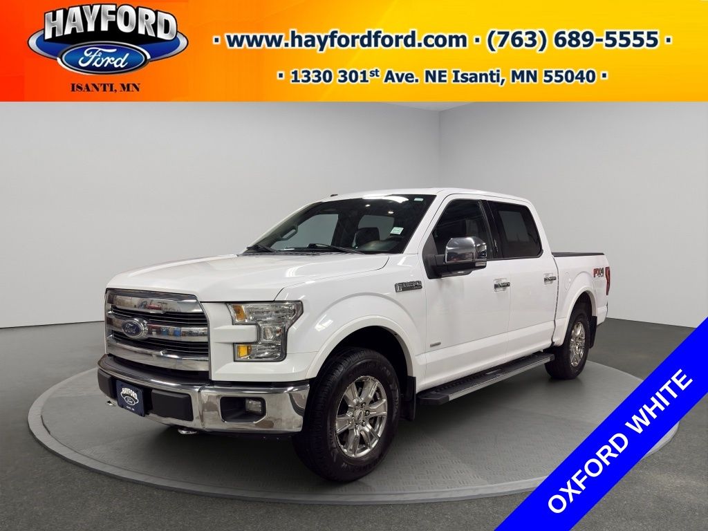 Oxford White 2016 Ford F-150 Pickup Truck Four-Wheel Drive 6-Speed Automatic