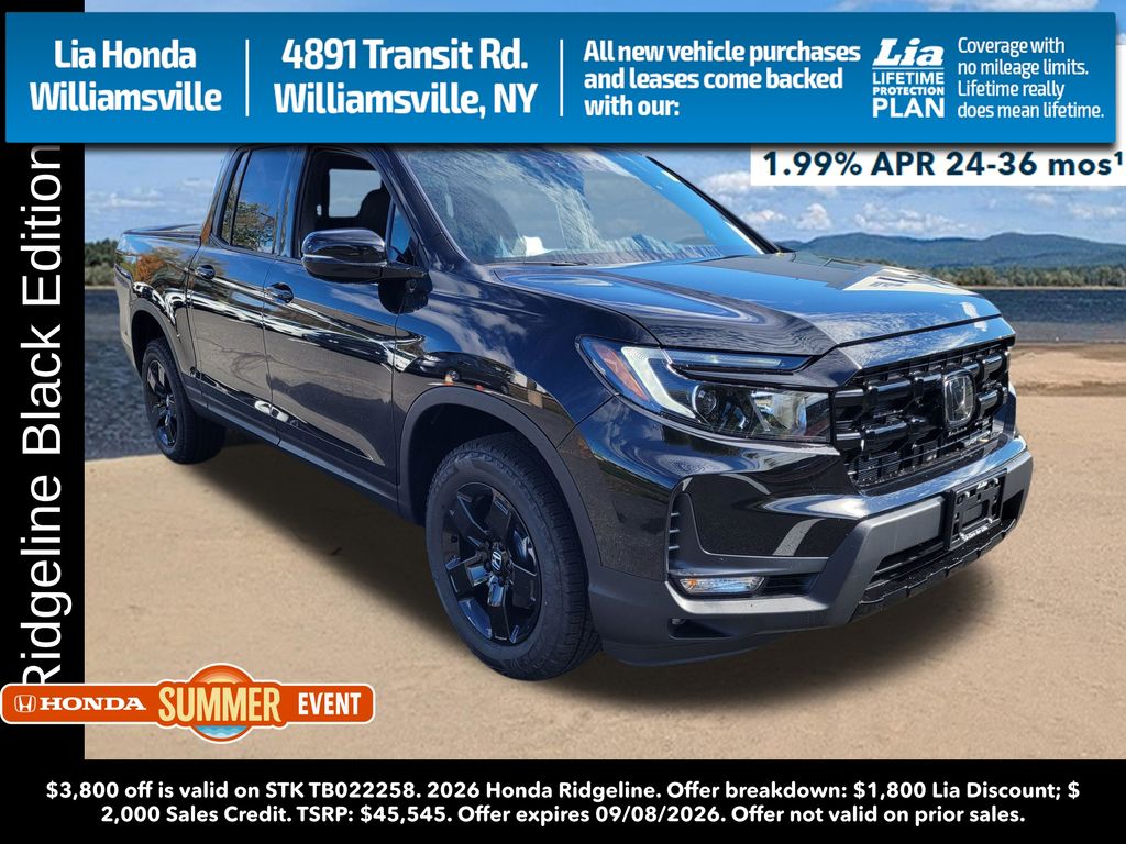 Nh-731p 2026 Honda Ridgeline Pickup Truck All-Wheel Drive 9-Speed Automatic
