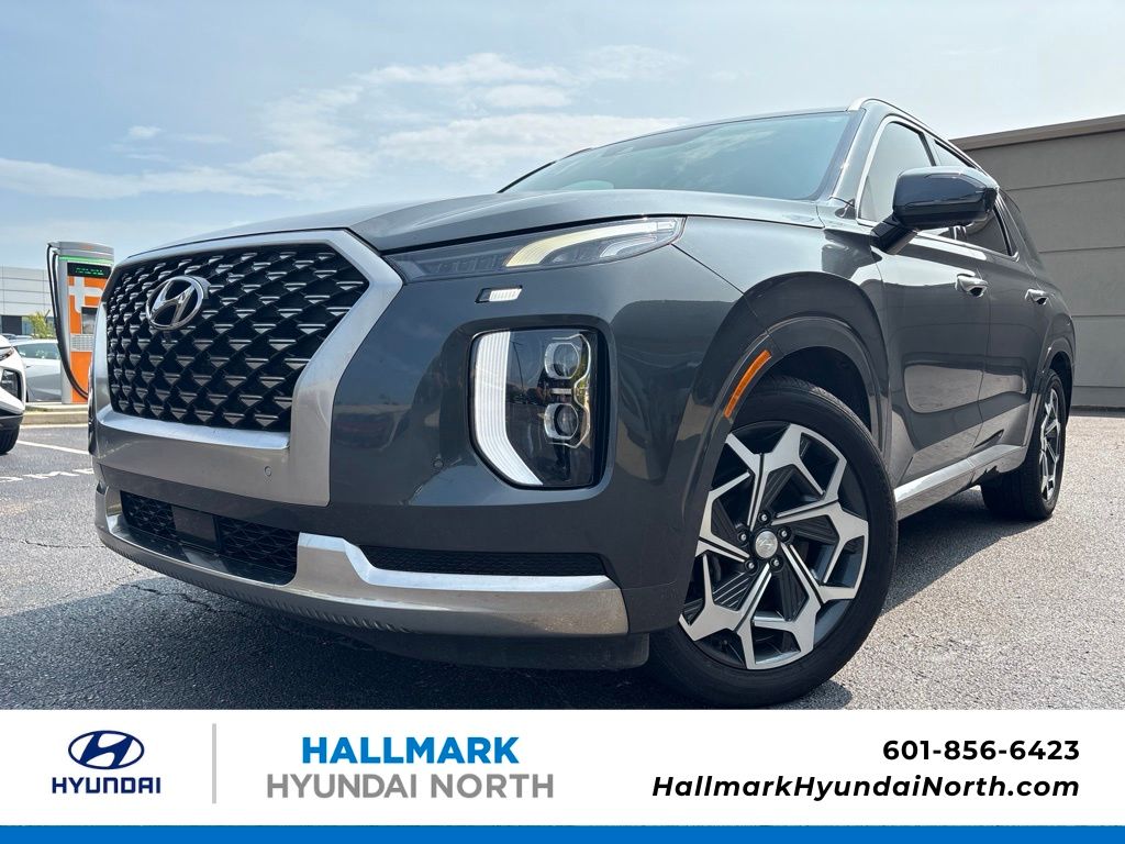 Gray (Steel Graphite) 2022 Hyundai Palisade SUV / Crossover All-Wheel Drive 8-Speed Automatic