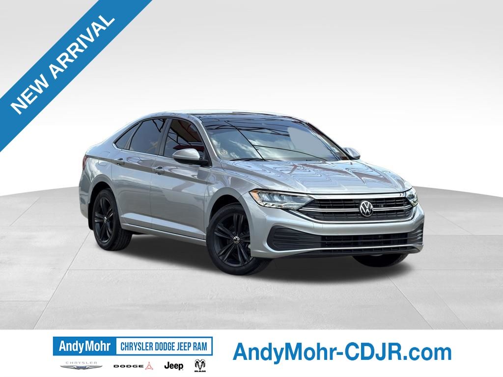 Silver Metallic 2023 Volkswagen Jetta Sedan Front-Wheel Drive 8-Speed Automatic