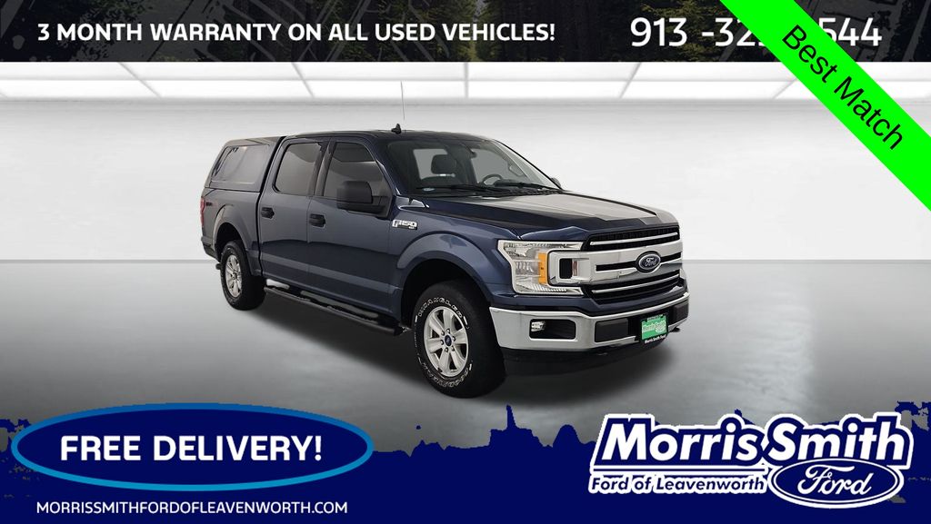 Blue Jeans Metallic 2020 Ford F-150 Pickup Truck Four-Wheel Drive Automatic
