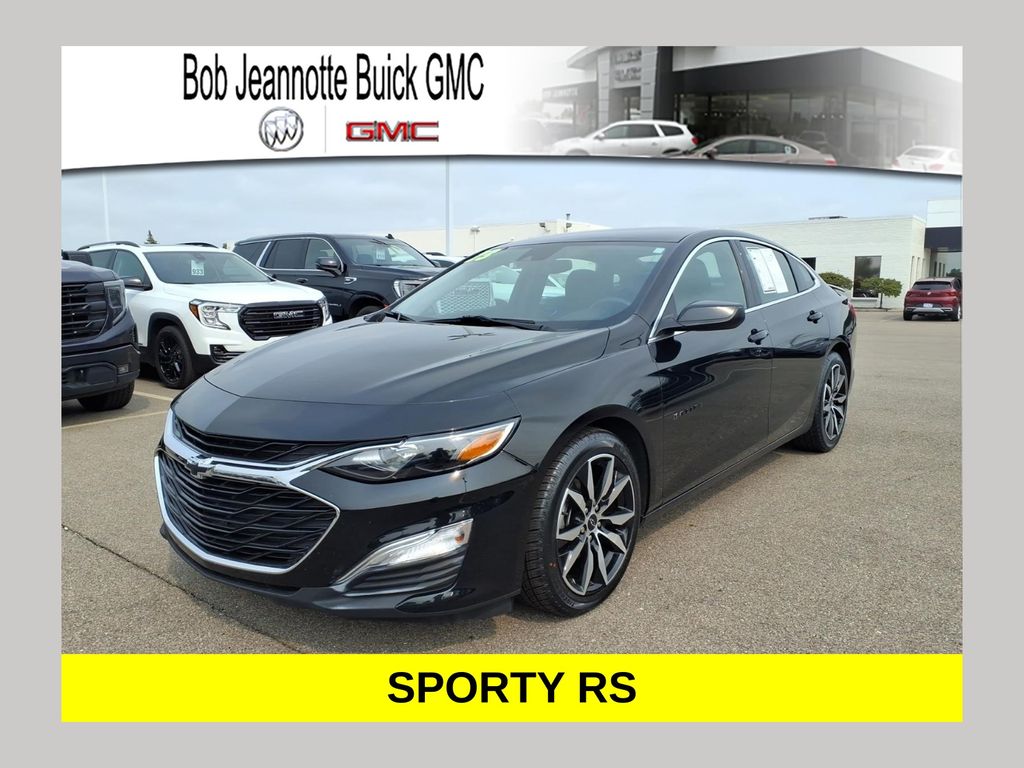 Black Metallic 2023 Chevrolet Malibu Sedan Front-Wheel Drive Continuously Variable Transmission
