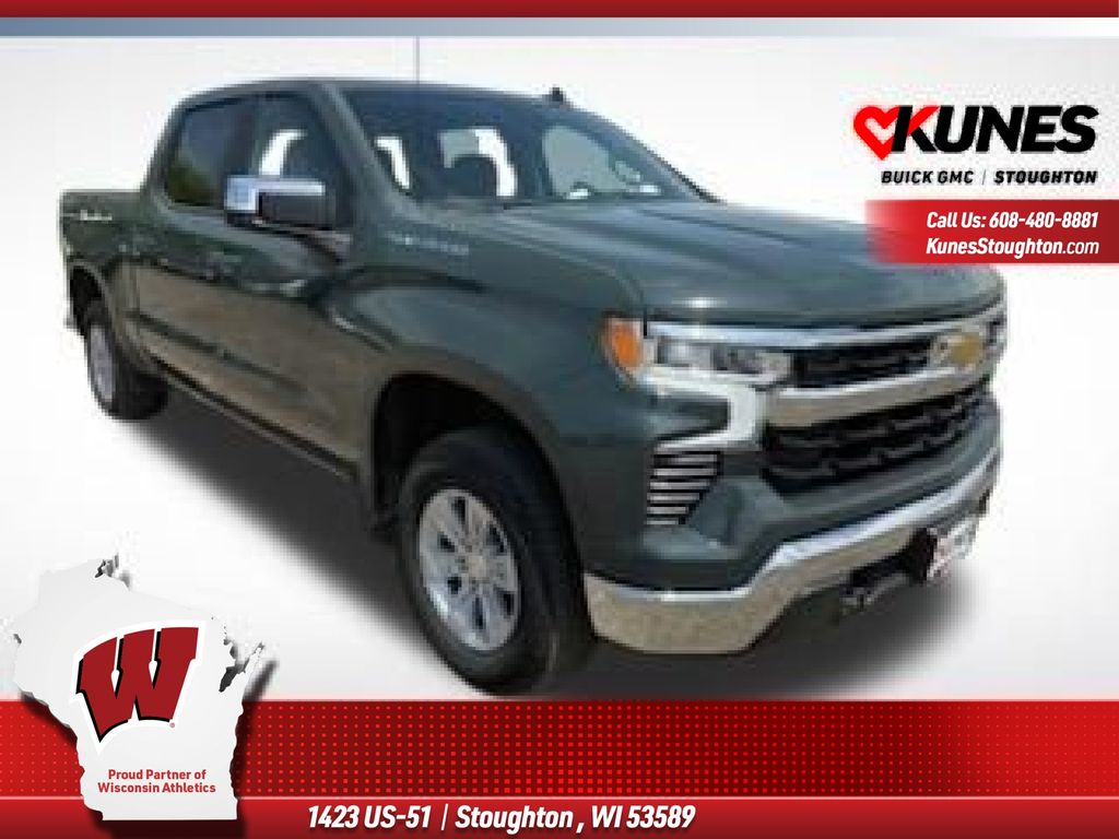Cypress Gray 2025 Chevrolet Silverado 1500 Pickup Truck Four-Wheel Drive Automatic