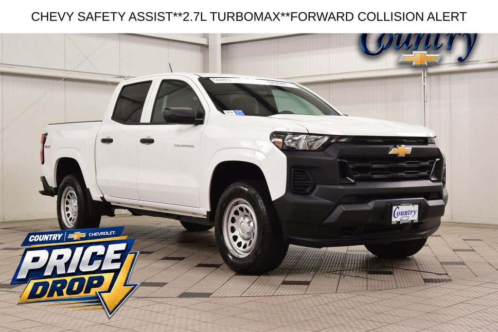 Summit White 2026 Chevrolet Colorado Pickup Truck Four-Wheel Drive 8-Speed Automatic
