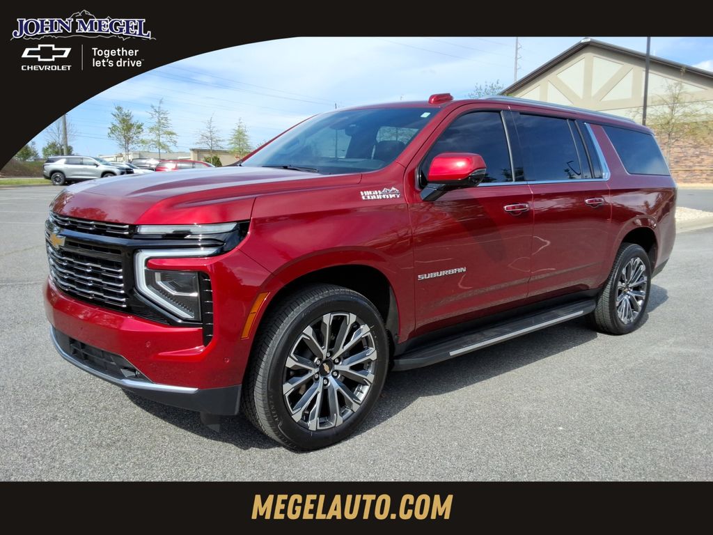Radiant Red Tintcoat 2026 Chevrolet Suburban High Country 4WD SUV / Crossover Four-Wheel Drive