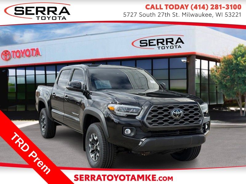 Black 2023 Toyota Tacoma TRD Off Road Double Cab 4WD Pickup Truck Four-Wheel Drive 6-Speed Automatic