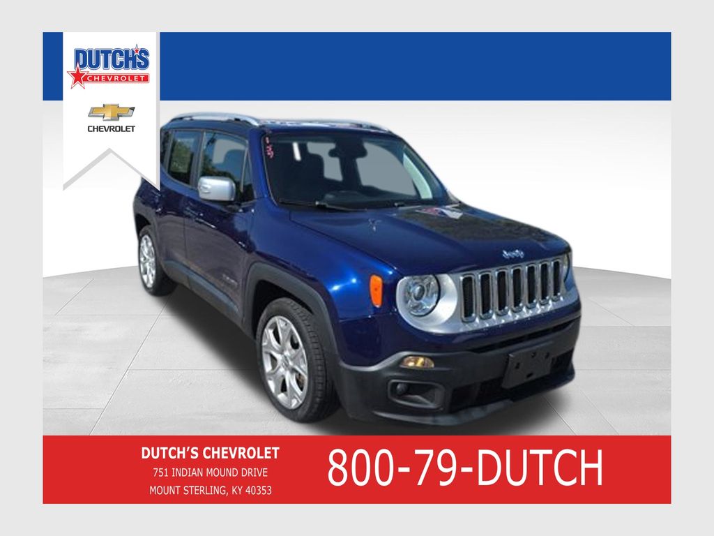 Jetset Blue 2018 Jeep Renegade SUV / Crossover Front-Wheel Drive 9-Speed Automatic