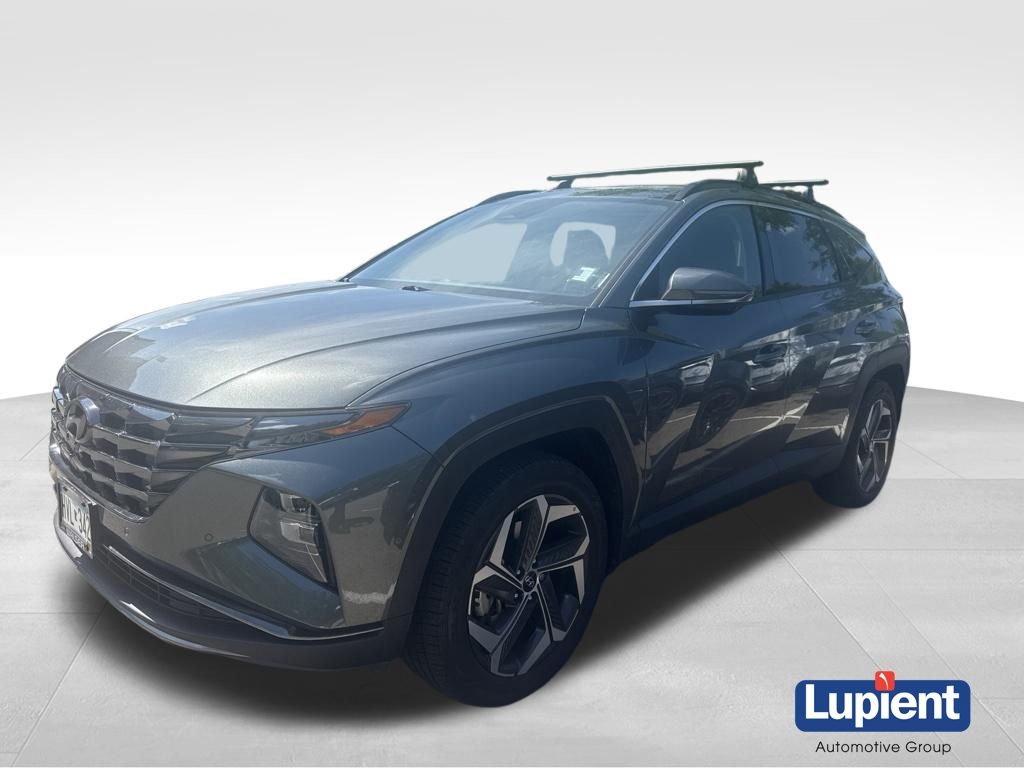 Amazon Gray 2022 Hyundai Tucson SUV / Crossover All-Wheel Drive 8-Speed Automatic