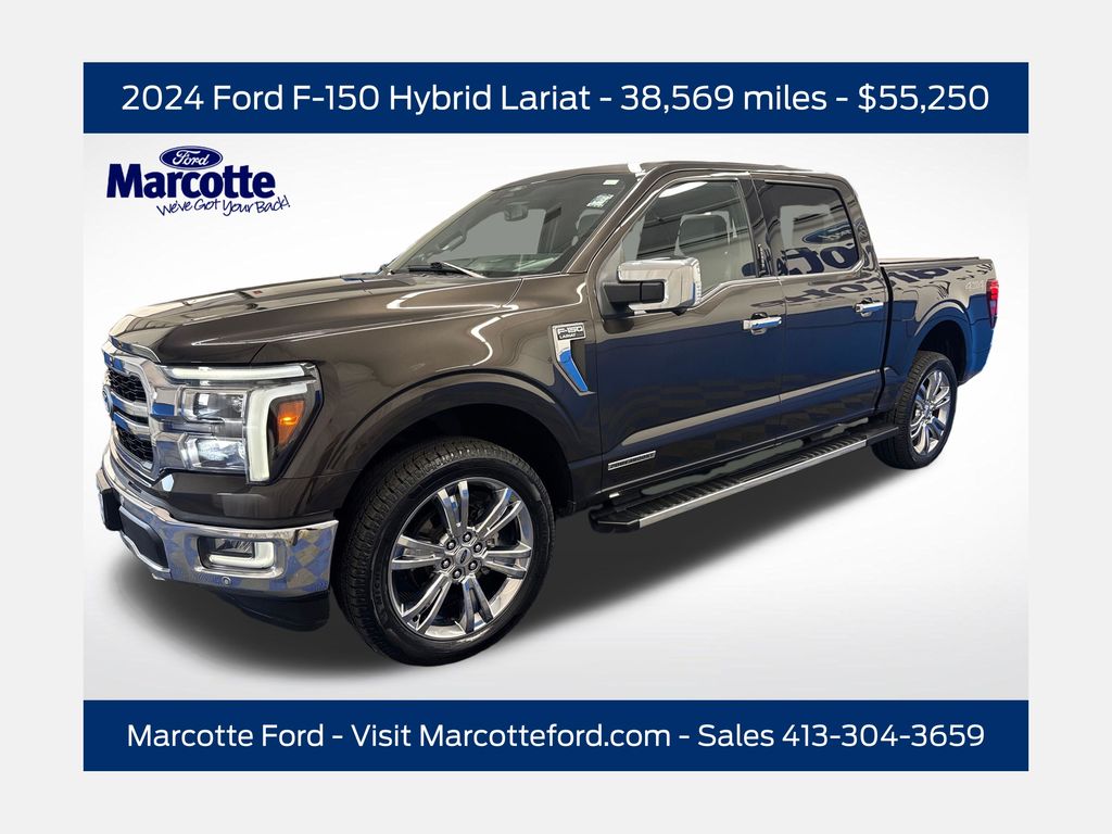 Bronze Metallic 2024 Ford F-150 Lariat SuperCrew 4WD Pickup Truck Four-Wheel Drive Automatic