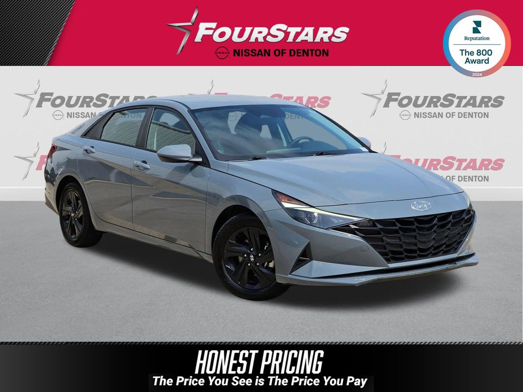 Electric Shadow 2022 Hyundai Elantra SEL FWD Sedan Front-Wheel Drive Continuously Variable Transmission