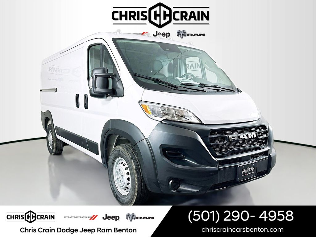 Bright White Clearcoat 2026 RAM ProMaster 2500 Tradesman 136 Low Roof Cargo Van FWD Van Front-Wheel Drive Automatic