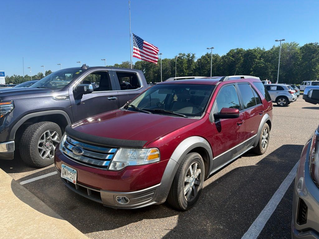 Red (Maroon) 2008 Ford Taurus X SUV / Crossover Front-Wheel Drive 6-Speed Automatic