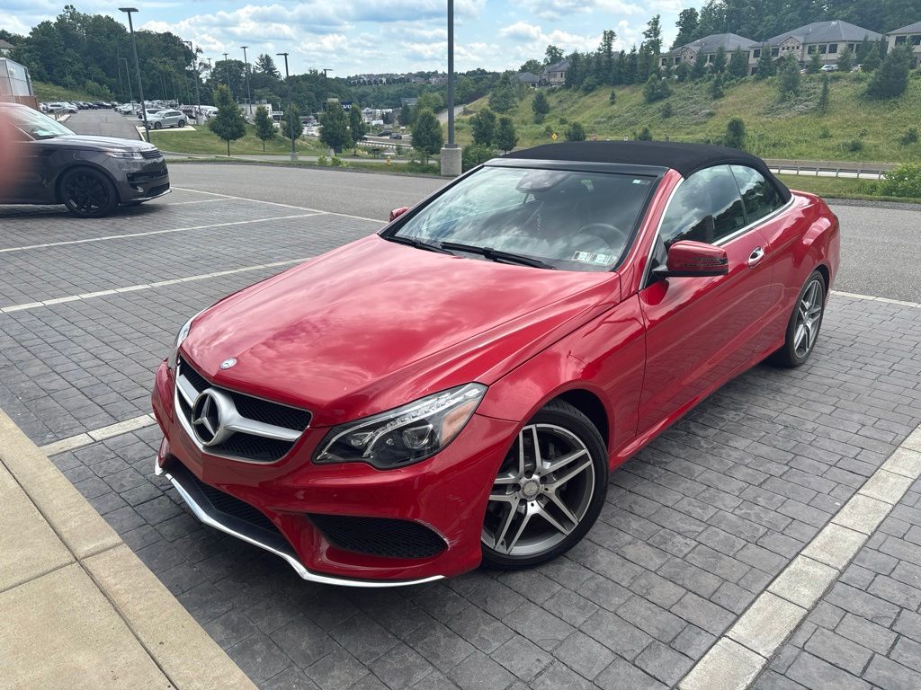 Mars Red 2016 Mercedes-Benz E-Class Convertible Rear-Wheel Drive 7-Speed Automatic