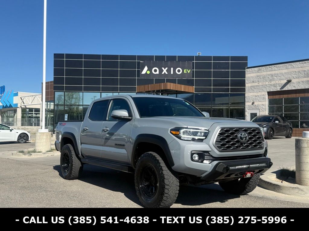 Cement 2020 Toyota Tacoma TRD Off Road Double Cab 4WD Pickup Truck Four-Wheel Drive 6-Speed Manual