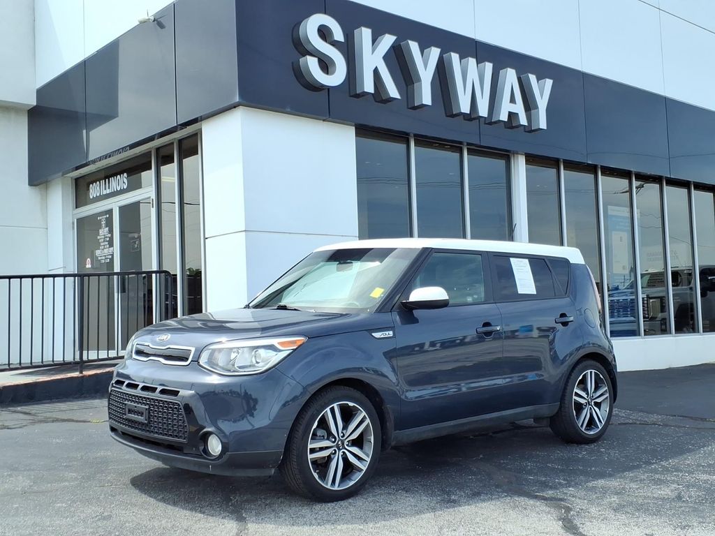 Fathom Blue w/White Roof 2016 Kia Soul Wagon Front-Wheel Drive 6-Speed Automatic