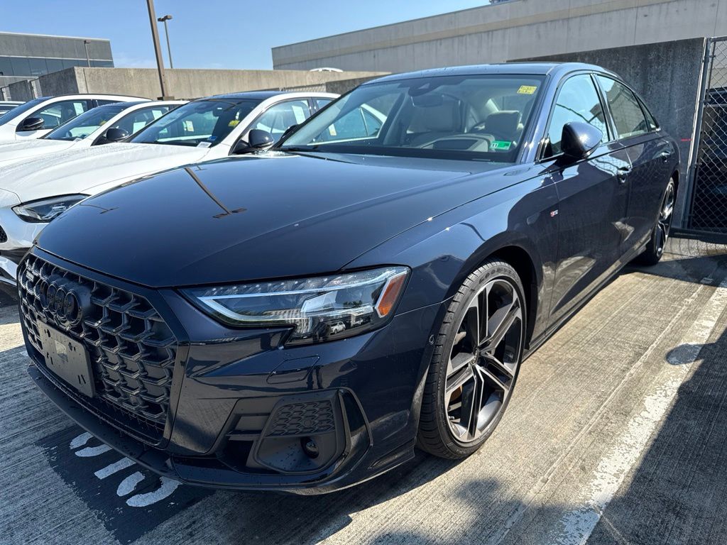 Blue 2025 Audi A8 Sedan All-Wheel Drive 8-Speed Automatic