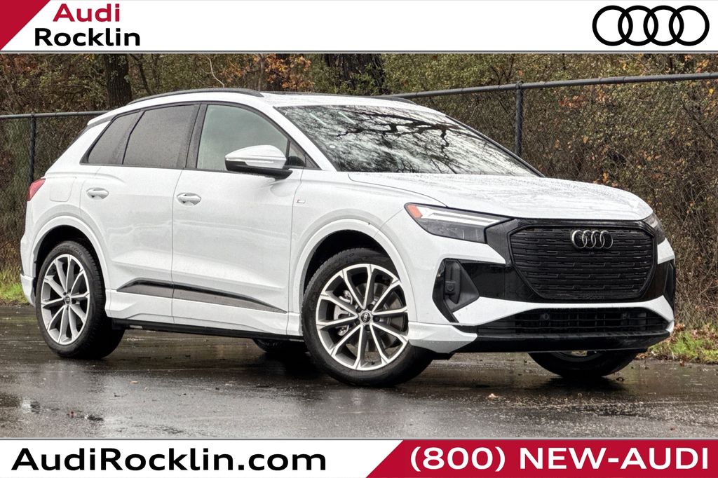 White 2026 Audi Q4 e-tron quattro Premium 55 SUV / Crossover All-Wheel Drive Automatic