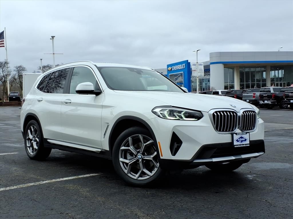 White Metallic 2024 BMW X3 xDrive30i AWD SUV / Crossover All-Wheel Drive 8-Speed Automatic