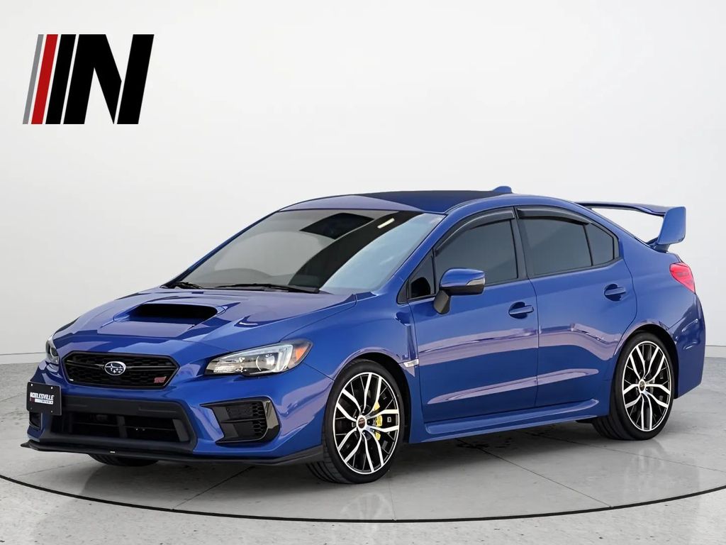 WR Blue Pearl 2020 Subaru WRX STI Sedan All-Wheel Drive 6-Speed Manual