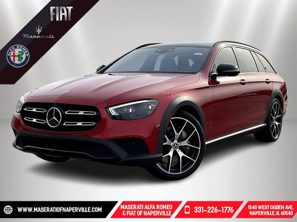 Red 2021 Mercedes-Benz E-Class All-Terrain Wagon All-Wheel Drive 9-Speed Automatic