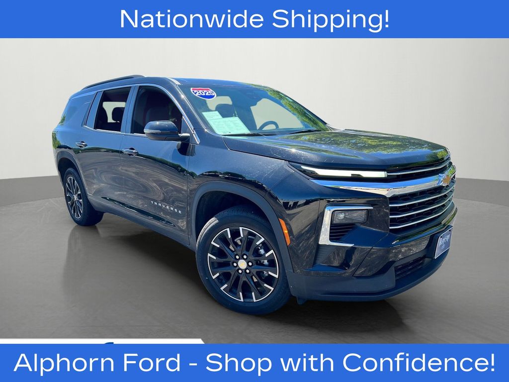Mosaic Black Metallic 2025 Chevrolet Traverse SUV / Crossover Four-Wheel Drive 8-Speed Automatic