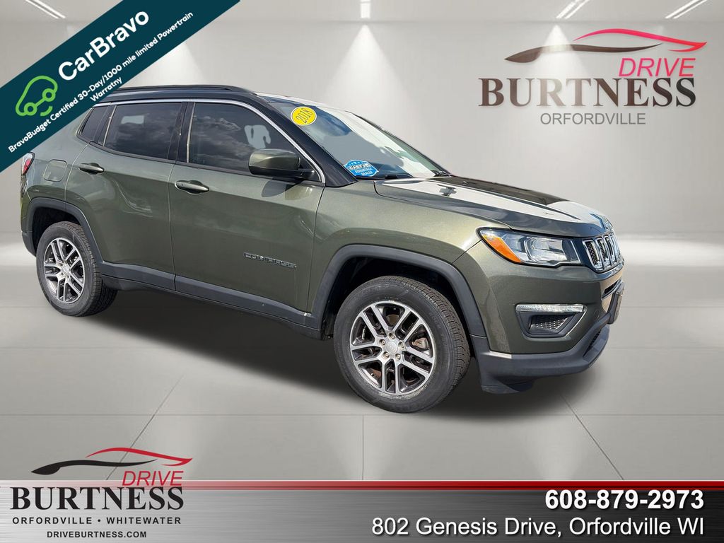 Olive Green Pearlcoat 2018 Jeep Compass SUV / Crossover Four-Wheel Drive 9-Speed Automatic