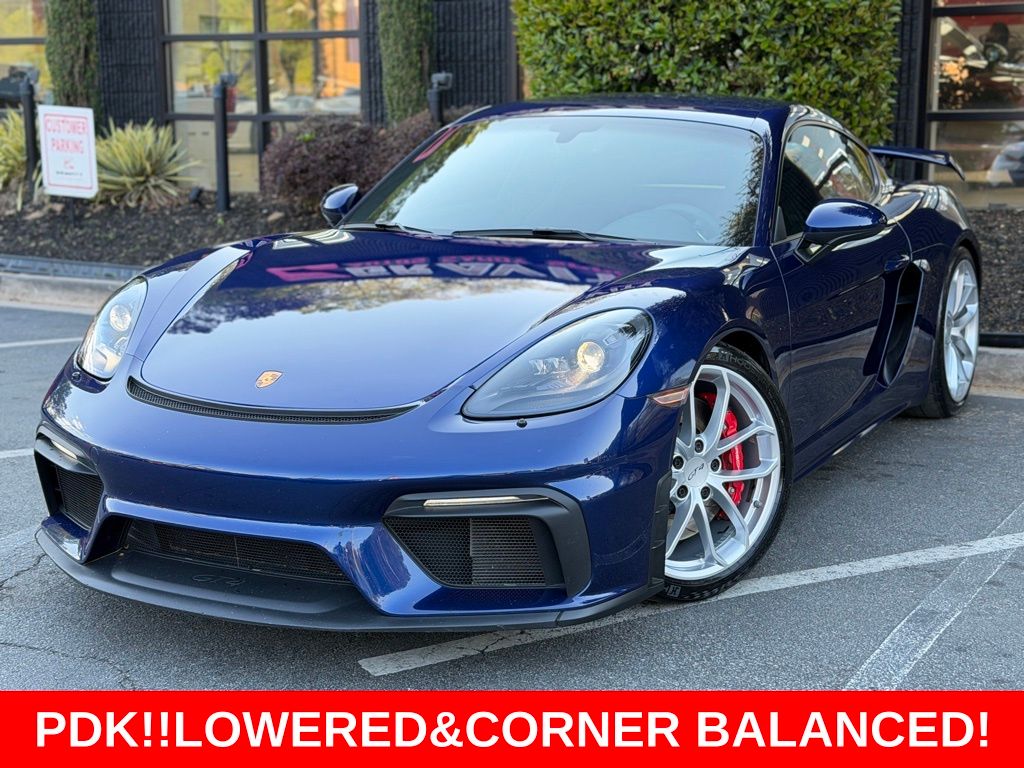 Blue 2023 Porsche 718 Cayman GT4 RWD Coupe Rear-Wheel Drive
