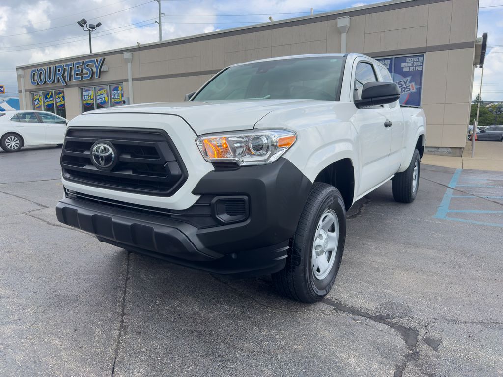 White 2022 Toyota Tacoma Pickup Truck 4X2 6-Speed Automatic