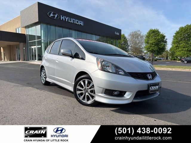 Alabaster Silver Metallic 2013 Honda Fit Sport Hatchback Front-Wheel Drive 5-Speed Automatic