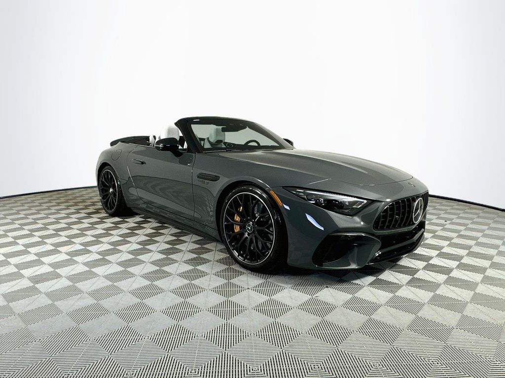MANUFAKTUR Silicon Gray Solid 2026 Mercedes-Benz SL-Class Convertible All-Wheel Drive 9-Speed Automatic