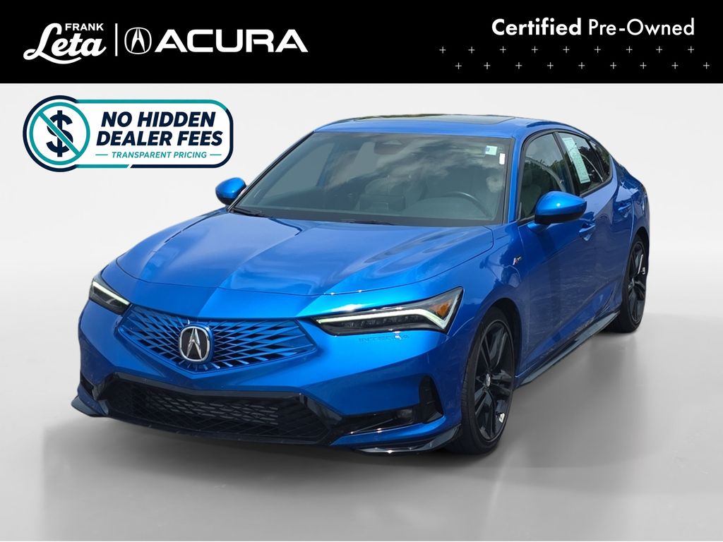 Double Apex Blue Pearl 2026 Acura Integra Sedan Front-Wheel Drive Continuously Variable Transmission