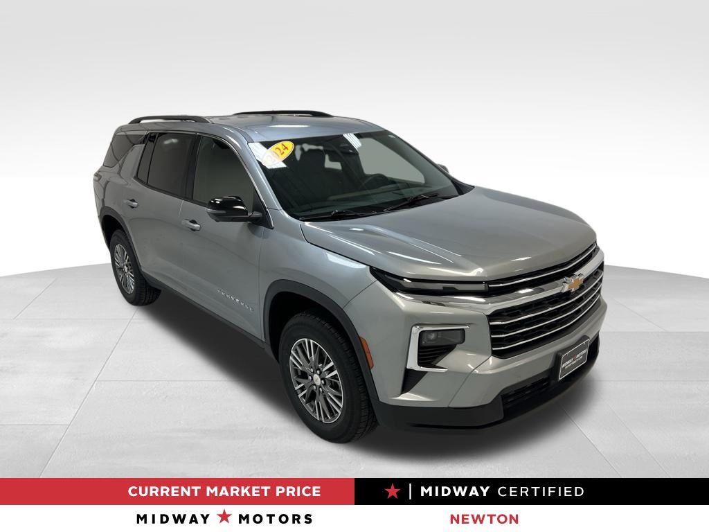 Sterling Gray Metallic 2024 Chevrolet Traverse LT AWD SUV / Crossover Four-Wheel Drive 8-Speed Automatic